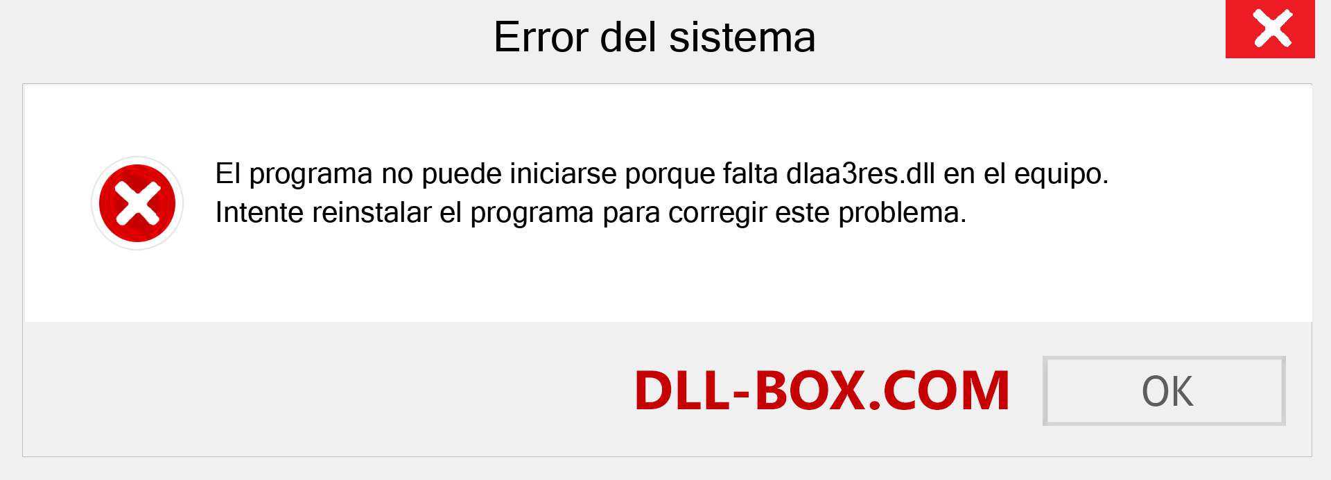 ¿Falta el archivo dlaa3res.dll ?. Descargar para Windows 7, 8, 10 - Corregir dlaa3res dll Missing Error en Windows, fotos, imágenes